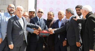 Ceylanpınar'da Hz. Meryem Yatılı Hafızlık Kız Kuran Kursu'nun Temeli Dualarla Atıldı