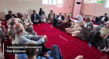 Ceylanpınar'da 'Söz Senin, Köy Senin' Buluşması Yukarıkarataş'ta Gerçekleşti