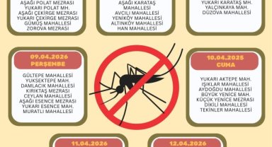 Ceylanpınar'da 'Uçkunla Mücadele' İlaçlama Takvimi Açıklandı