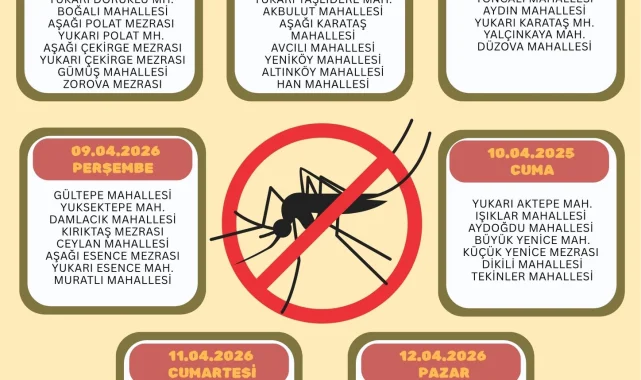 Ceylanpınar'da 'Uçkunla Mücadele' İlaçlama Takvimi Açıklandı