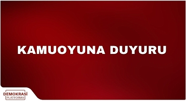 Demokrasi Platformu’ndan Asılsız İddialara Sert Tepki