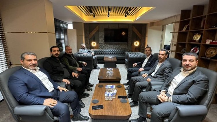 Eski İl Başkanı Delioğlu, AK Parti Karaköprü Başkanı Çelik'i Ziyaret Etti