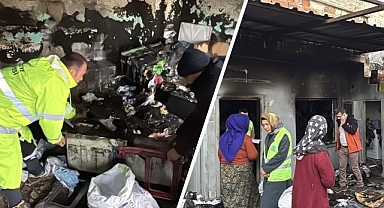 Evi Yanan Aileye Eyyübiye Belediyesi Sahip Çıktı