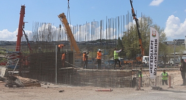 Evren Sanayi’de Katlı Kavşak Çalışmaları Sürüyor