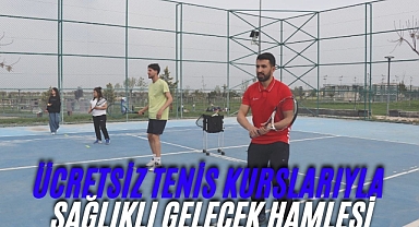 Eyyübiye Belediyesi’nden Ücretsiz Tenis Kursu