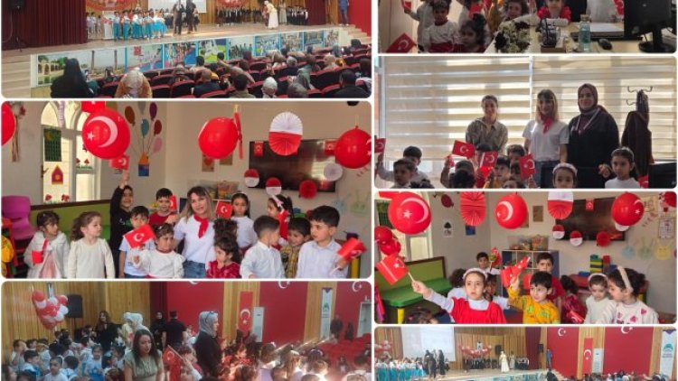 Eyyübiye'de 23 Nisan Ulusal Egemenlik ve Çocuk Bayramı Coşkusu