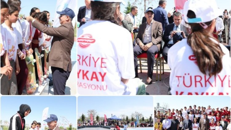 Eyyübiye'de Gençler Kaykay Turnuvasında Buluştu
