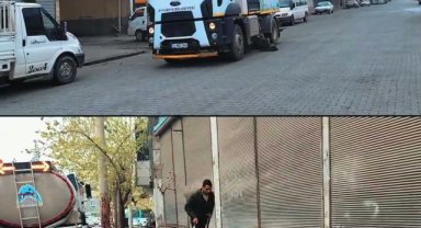 Eyyübiye'de Günlük Temizlik Çalışmaları Aralıksız Sürüyor