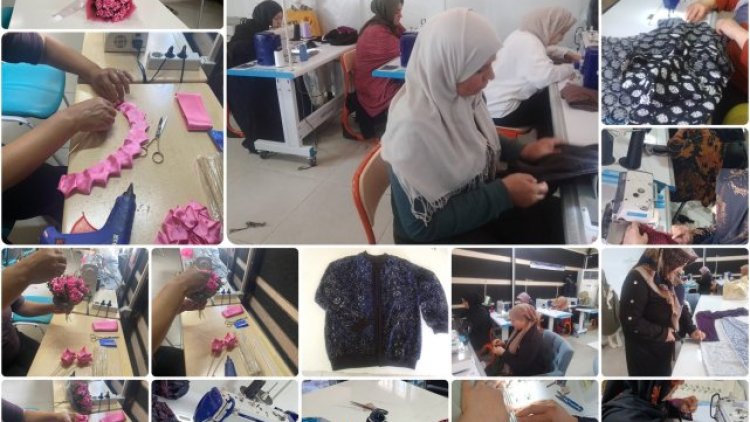 Eyyübiye'de Kadın Destek Merkezleri Dikiş, Nakış ve Örgü Kurslarıyla Dolup Taşıyor