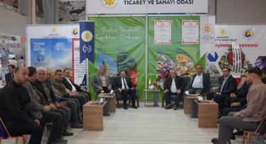 Fındıksan Boru Yönetim Kurulu Başkanı Fındık, Şanlıurfa İnşaat Fuarı'nda STSO'yu Ziyaret Etti