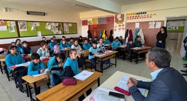 Halfeti İlçe Milli Eğitim Müdürü Salmanlı Okullarını Ziyaret Etti