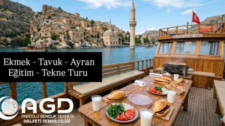 Halfeti'de Ortaokul Öğrencileri İçin Unutulmaz Tekne Turu