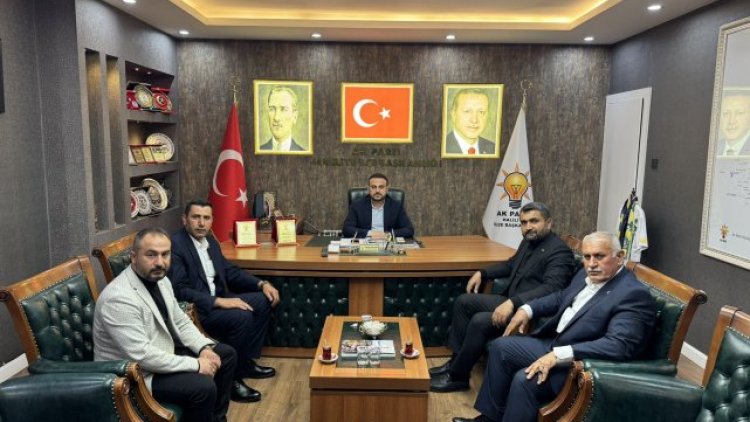 Haliliye Belediye Meclis Üyesi Hamza Çiftçi'den AK Parti İlçe Başkanlığı'na Ziyaret
