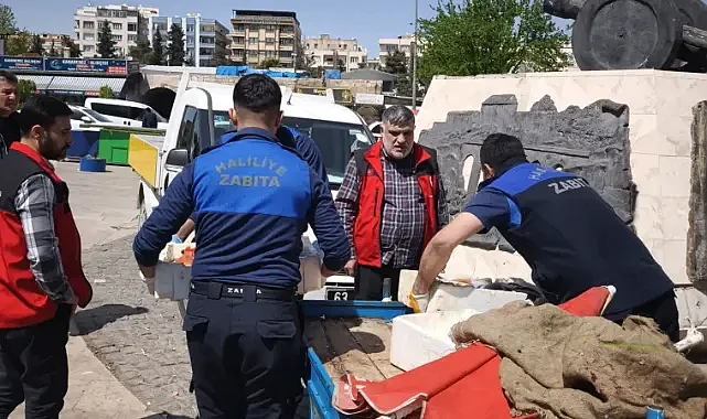 Haliliye’de seyyar balık satıcısına ceza: 20 kilo balığa el konuldu