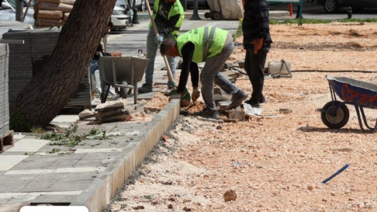 Haliliye'de Bordür Döşeme Çalışmaları Devam Ediyor