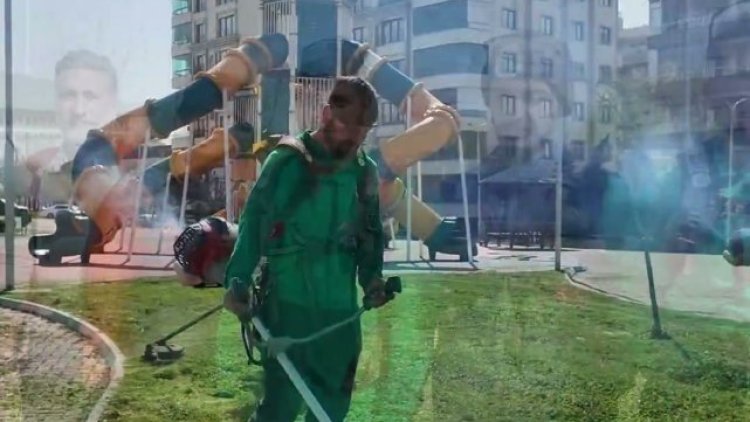 Haliliye'de Park ve Bahçeler Bahara Hazırlanıyor