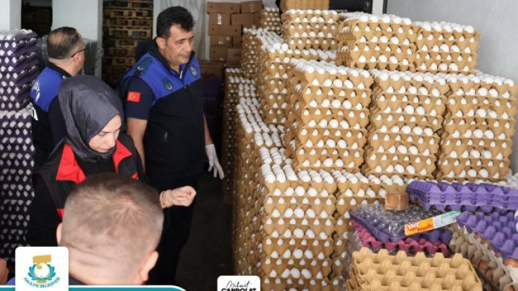 Haliliye'de Sağlıksız Depoya Baskın: 5 Bin Koli Yumurta İmha Edildi