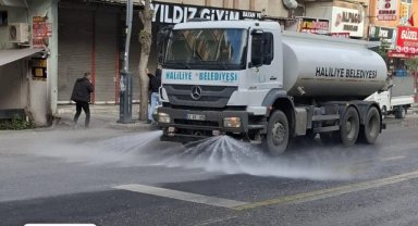 Haliliye'de Sokaklar Temizleniyor: Hijyen Çalışmaları Aralıksız Sürüyor