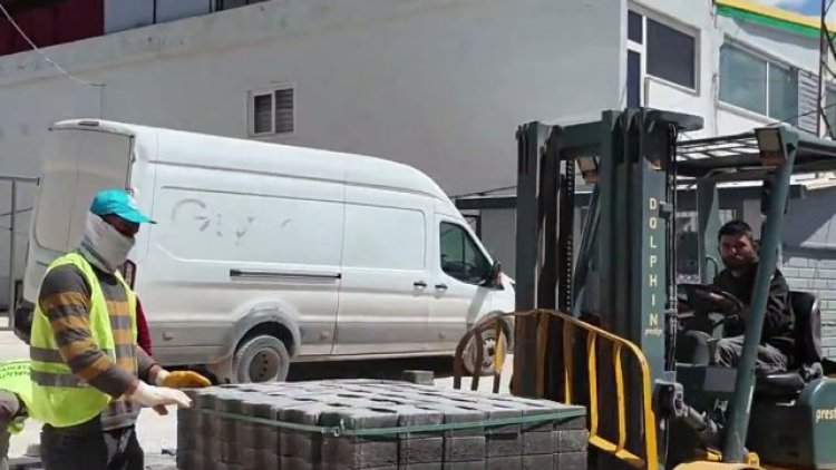 Haliliye'de Ulubağ Mahallesi'nde Kilitli Beton Parke Döşeme Çalışmaları Devam Ediyor