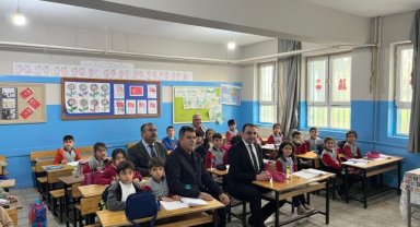 Hilvan Kaymakamı Okul Ziyareti: Şehit Halit Şıltak İlkokulu'na İyi Dersler Dileği