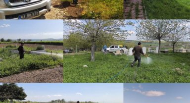 Hilvan'da Yabani Ot Temizliği Planlı Şekilde Sürüyor