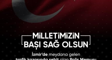 İzmir'deki Trafik Kazasında Şehit Olan Polis Memuru Serkan Hızlı Anıldı