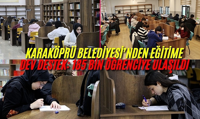 Karaköprü Belediyesinden YKS Adaylarına Tam Destek