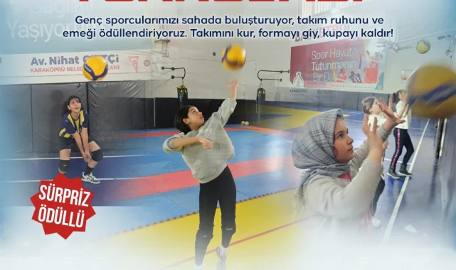 Karaköprü'de Ortaokullar Arası Voleybol Turnuvası Başlıyor: Son Başvuru 15 Nisan