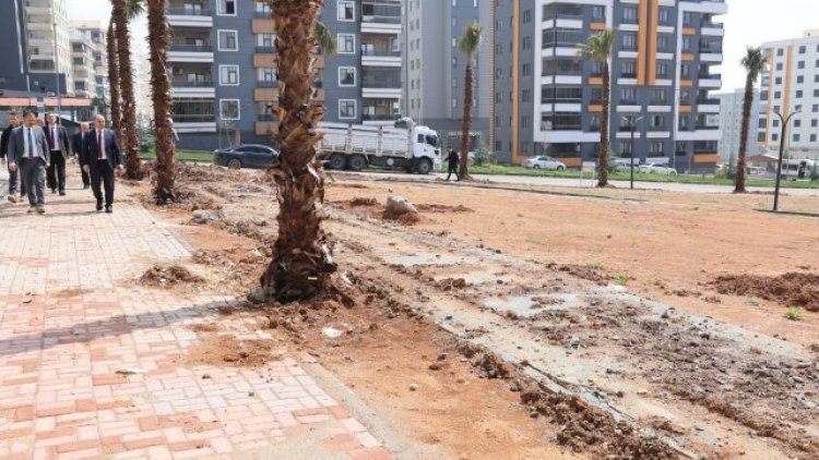 Karaköprü'de Park ve Peyzaj Çalışmaları Hız Kesmeden Devam Ediyor