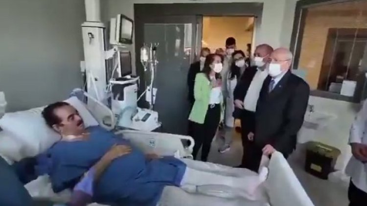 Kılıçdaroğlu ve Tekin, İbrahim Tatlıses'i Ziyaret Etti