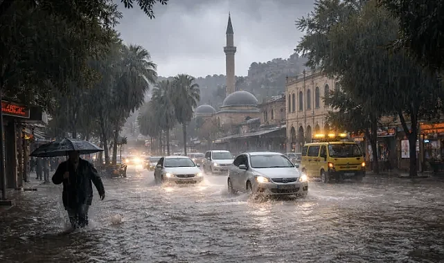 Kritik saatler! Şanlıurfa için kuvvetli yağış uyarısı! 
