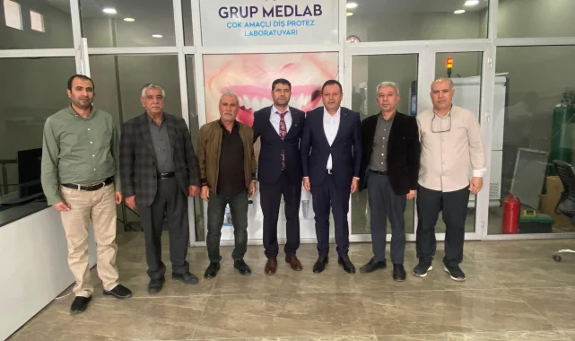 Mehmet Doğan Yetim, Diş Teknisyenleri Federasyonu Başkanı Mehmet Emin Türkmen'i Ziyaret Etti