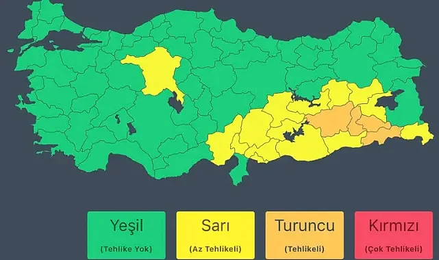 Meteoroloji’den, Şanlıurfa için sarı kod uyarısı!