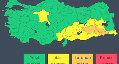 Meteoroloji’den, Şanlıurfa için sarı kod uyarısı!