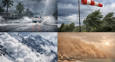 Meteorolojiden çoklu uyarı: Yağış, rüzgar, çığ ve toz taşınımına dikkat!