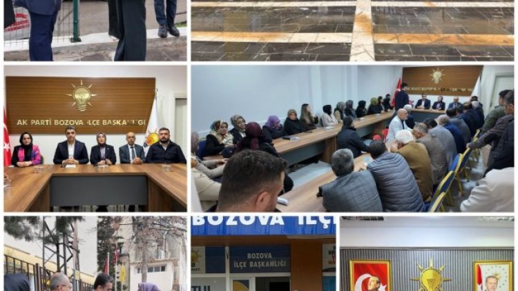 Milletvekili Yazmac, AK Parti Bozova İlçe Başkanlığını Ziyaret Etti
