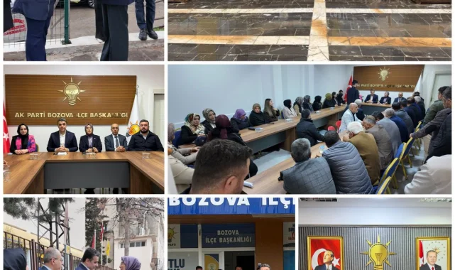 Milletvekili Yazmac, AK Parti Bozova İlçe Başkanlığını Ziyaret Etti