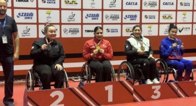 Milli Para Masa Tenisçi İrem Oluk Brezilya'da Altın Madalya Kazandı