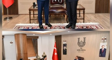 Muğla Büyükşehir Belediye Başkanı Ahmet Aras, Şanlıurfa Valisi Hasan Şıldak'ı Ziyaret Etti