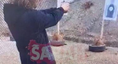 Okula Silahla Giren Şahsın Poligonda Atış Talimi Yaptığı Görüntüler Ortaya Çıktı