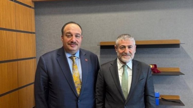 Salih Ekinci'den Nureddin Nebati'ye Ziyaret: Hemşehrilik Vurgusu