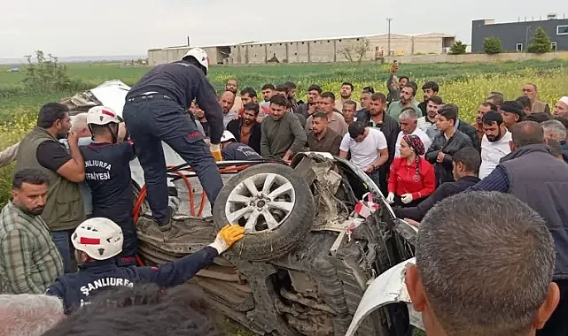 Şanlıurfa-Akçakale yolunda kaza! 3 kişi yaralandı!