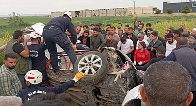 Şanlıurfa-Akçakale yolunda kaza! 3 kişi yaralandı!