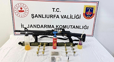 Şanlıurfa'da operasyon: Uyuşturucu ve silah ele geçirildi