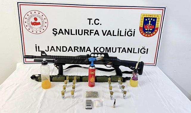 Şanlıurfa'da operasyon: Uyuşturucu ve silah ele geçirildi