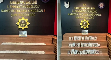 Şanlıurfa’da uyuşturucu operasyonu: 34 bin Captagon hap ele geçirildi