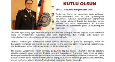 Şanlıurfa Emniyet Teşkilatı'nın Anlamlı Günü Kutlandı