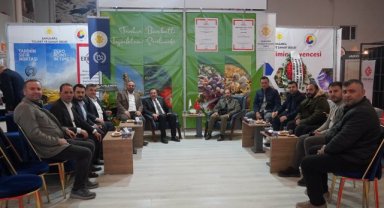 Şanlıurfa İnşaat Fuarı'nda Ticaret Odası Standına Ziyaret