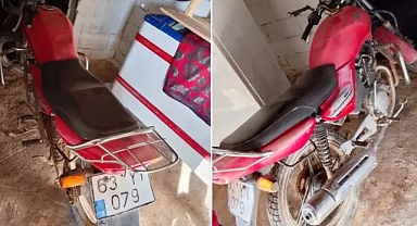 Şanlıurfa’nın Harran ilçesinde motosiklet hırsızlığı!