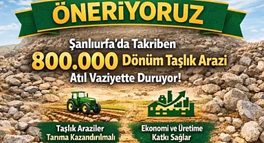 Şanlıurfa Şûrâsı’ndan Tarım İçin Büyük Öneri: 800 Bin Dönüm Arazi Ekonomiye Kazandırılabilir